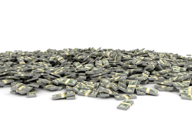 US Dollar Big Money Stack US Dollar Big Money Isolated Stack Finance Background huge pile of money stock pictures, royalty-free photos & images
