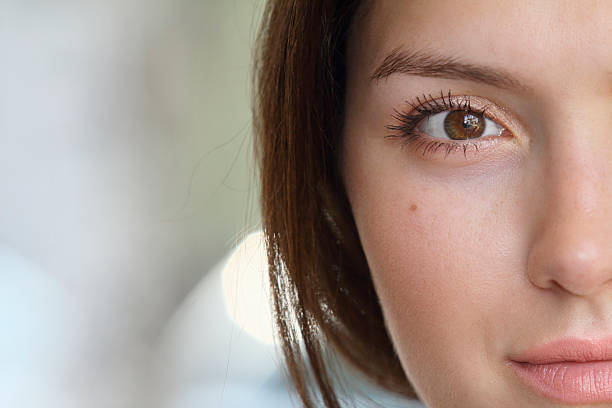 istock Half of the girl's face 149872207