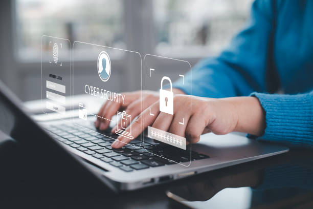 istock Cyber security and Security password login online concept  Hands typing and entering username and password of social media, log in with smartphone to an online bank account, data protection hacker 1498728016