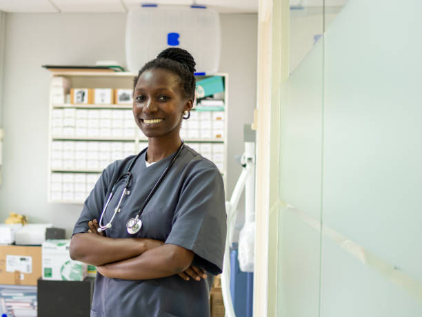 istock Young medical officer working 1498732122
