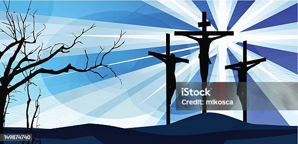 Crucifixion Stock Illustration - Download Image Now - Adult, Christianity, Church