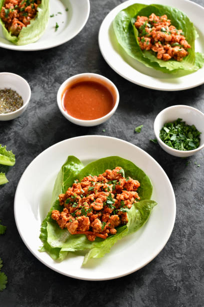 istock Asian minced meat lettuce wraps 1498749180