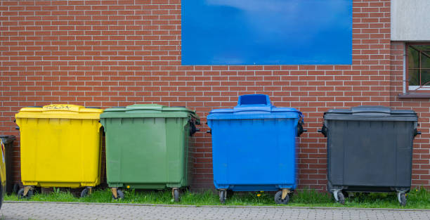 istock containers for various garbage on the street 1498753744
