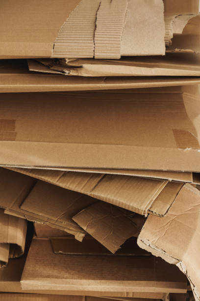 istock Stack of Cardboard Waste. Concepts of Paper Recycling and Waste Sorting 1498756103