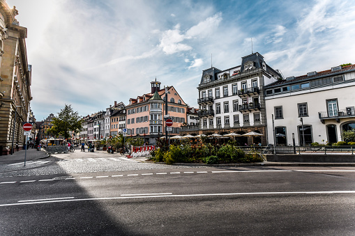 Cafes Inside Konstanz City Plaza, Germany