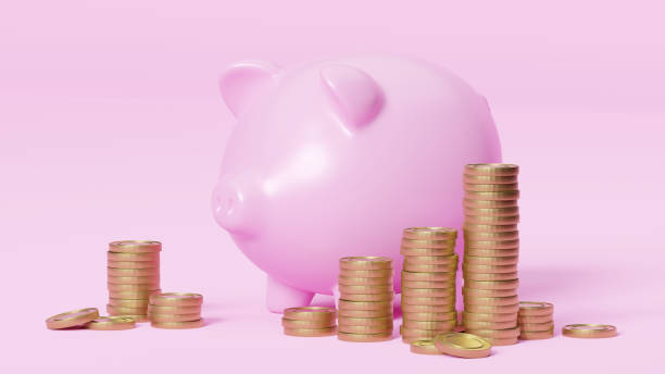 Free Stock Photo of Pink Piggy Bank on Top of Coin Pile | Download Free ...