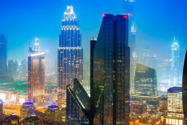 istock Dubai city at night, United Arab Emirates 1498774737
