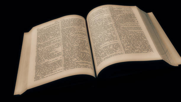 istock Ancient Latin, Greek- English Dictionary  open page view 1498775353
