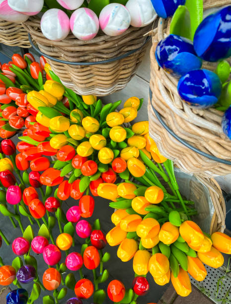 istock Colorful Faux Tulips 1498777068