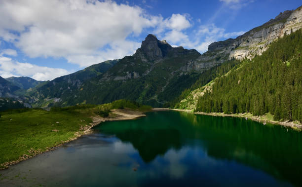 istock Great view of a lake between the mountains ( horizontal ) 1498783368
