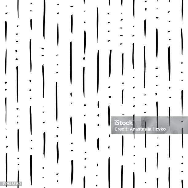 Dashed Texture Seamless Texture With Doodle Dashed Strokes Stock Illustration ...