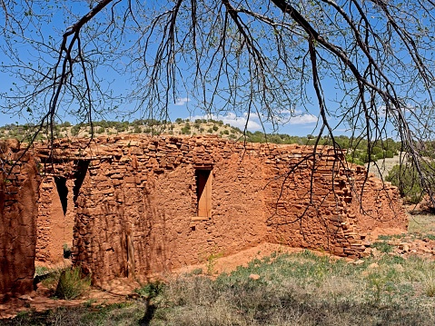 Canyons of Ancients National Monument Lowry Pueblo - Great Kiva Panorama