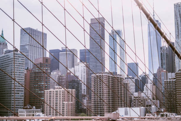 istock Manhattan Island View from Brooklyn Bridge 1498800999