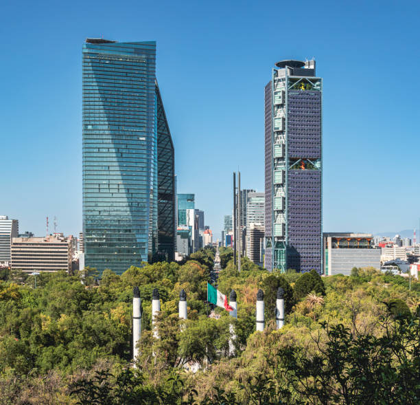 istock Skyscrapers at Mexico City financial district 1498807821