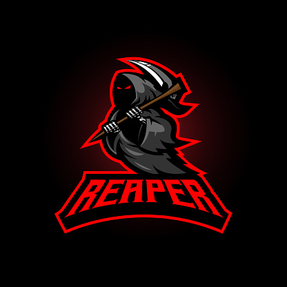Reaper esport logo design illustration vector