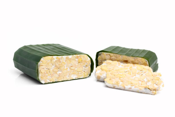 istock Tempe or tempeh isolated on white background 1498817533