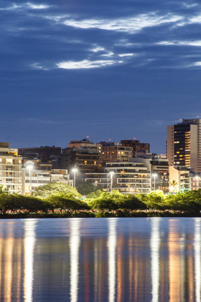 istock dusk on rodrigo de freitas lagoon in Rio de Janeiro. 1498835821