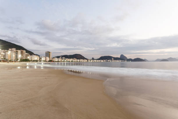 istock Dawn on Copacabana beach in Rio de Janeiro. 1498835859