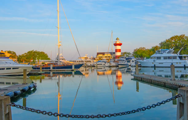 istock Lighthouse at Harbor Town-Hilton Head, South Carolina 1498835876