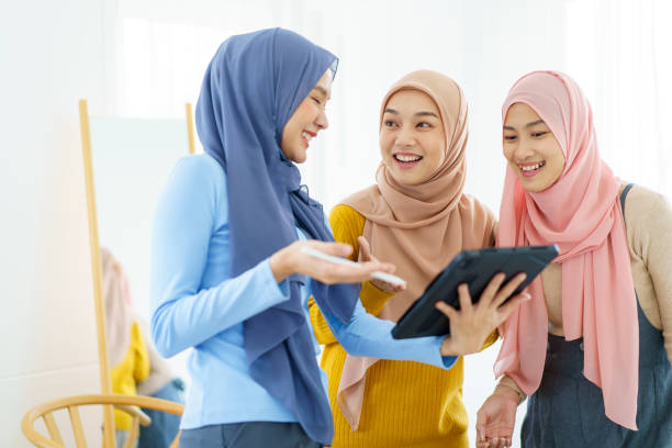 istock Asian Muslim women portrait. 1498840345