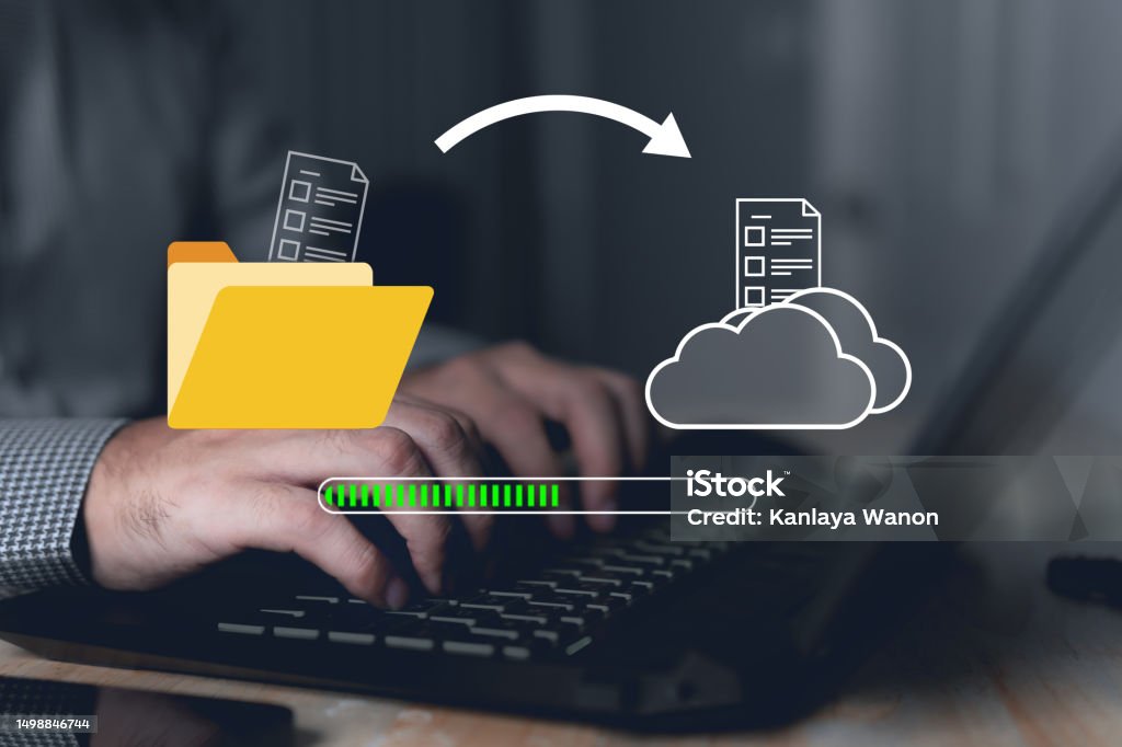 Data Transfer Through Cloud Technology Exchange Data With Modern ...