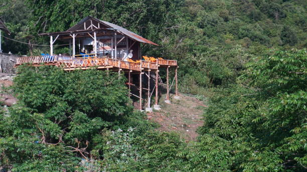 istock shack cafe in the middle of green trees 1498852694