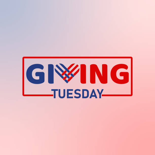 Giving Tuesday, global day of charitable giving, Charity campaign banner design, modern background vector illustration Giving Tuesday, global day of charitable giving, Charity campaign banner design, modern background vector illustration giving tuesday stock illustrations
