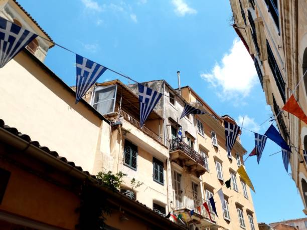 istock Corfu Greece downtown area old town 1498873233