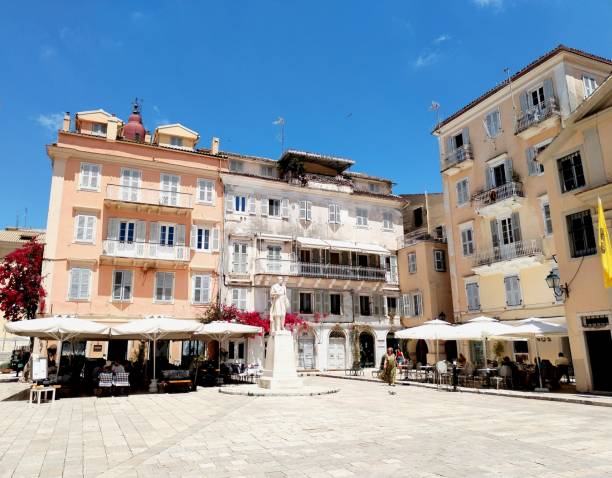 istock Corfu Greece downtown area old town 1498873337