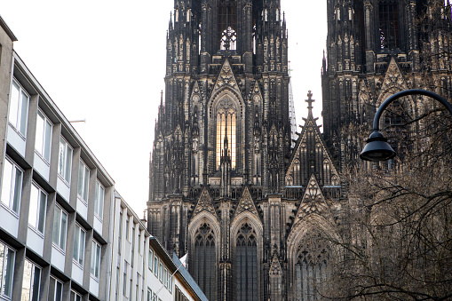 Detail of medieval Cologne Cathedral