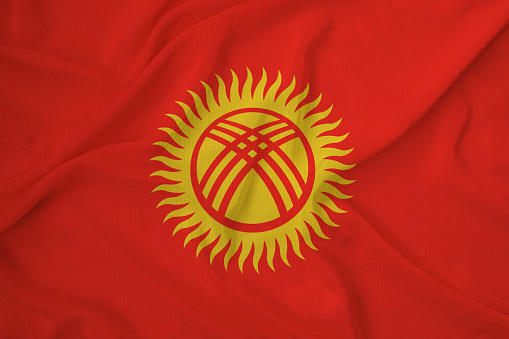 Kyrgyzstani Flag.