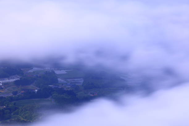Sea of clouds scenery at dawn