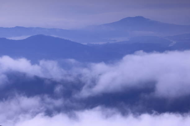 Sea of clouds scenery at dawn