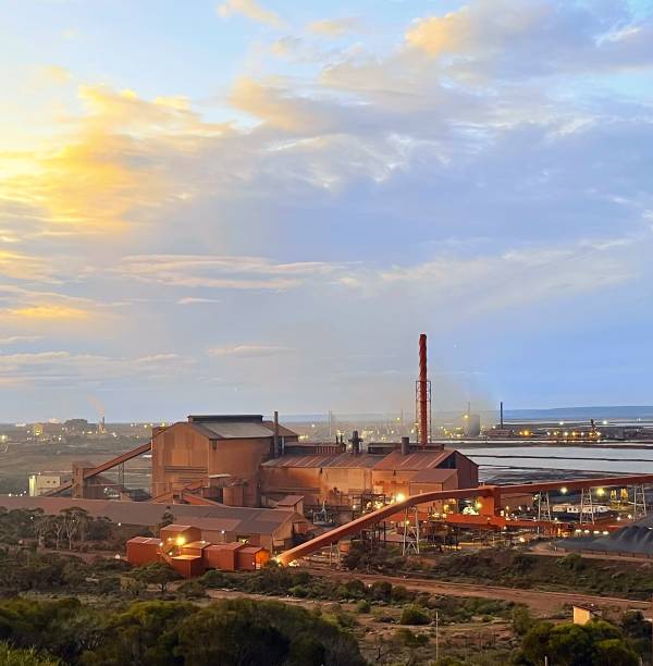 istock Steel mill under moody sky 1498902466