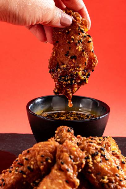 istock Fried Wings with Buffalo Sweet Sauce 1498902760
