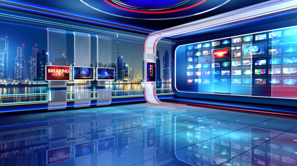 istock Tv news studio Background 1498903460