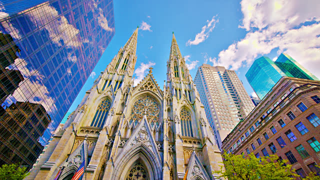 Church and Financial Building. 5th Avenue Manhattan