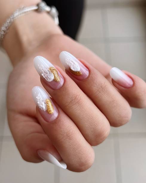 istock Closeup of beautifully manicured nails' design ideas 1498908509