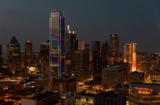 istock Dallas City Skyline at Night 1498910729
