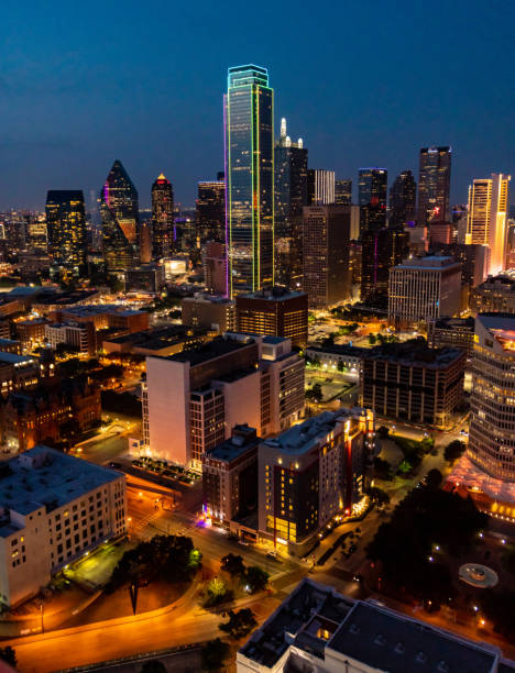istock Dallas City Skyline at Night 1498910916