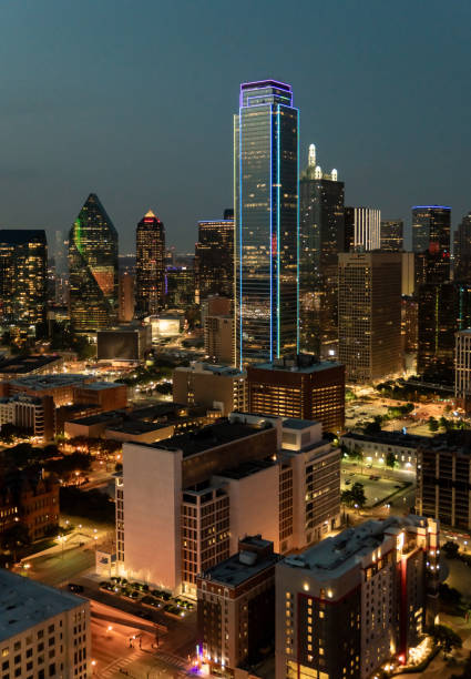 istock Dallas City Skyline at Night 1498910918
