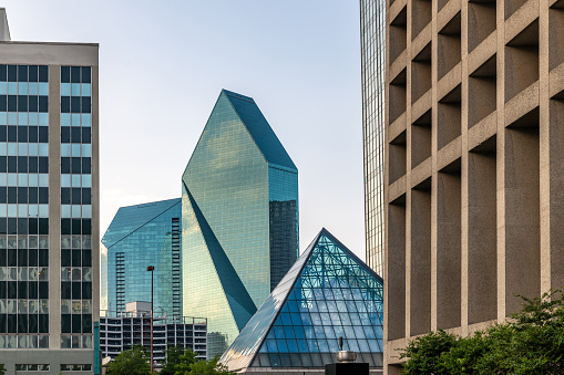 Mixed architecture of Dallas, Texas