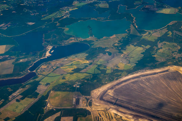 istock Lusatia (Lausitz) from an airplane 1498912723
