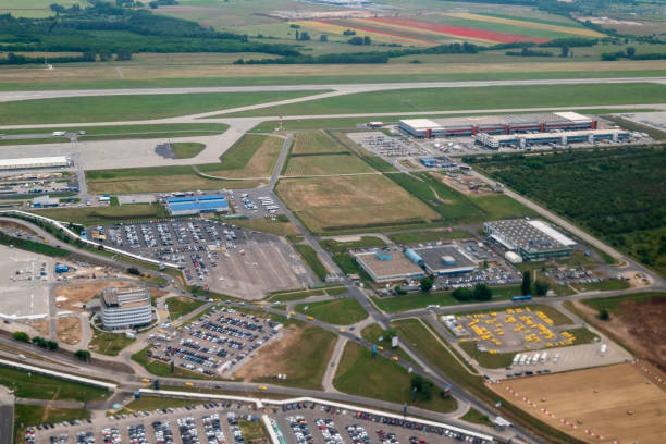 istock Warehouses and fields near Budapest, Hungary 1498912772