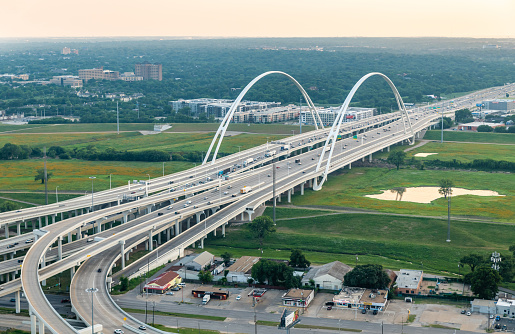 Dallas, Texas, USA. 3 June 2023. Margaret McDermott Bridge in Dallas, Texas.