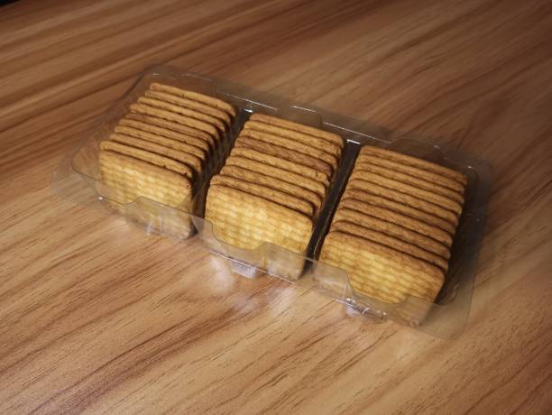 istock Delicious cookies on wooden background 1498914542