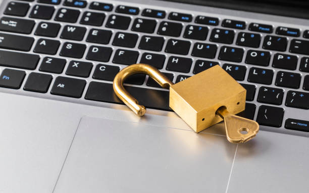 istock The safety lock on the keyboard 1498923664
