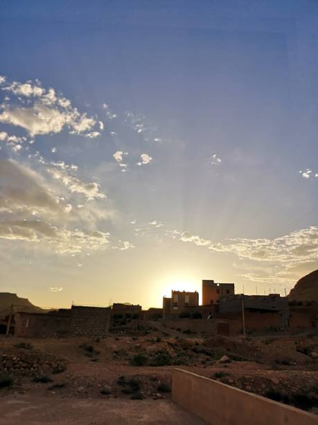 istock The sunset adorns the sky with vibrant yellow. 1498930541