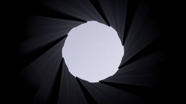 istock 3d rendering of View Through silhouette gun barrel 1498943680