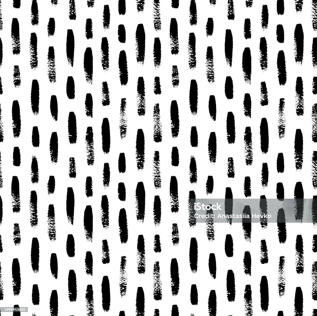 Vertical Dashes Vertical Brush Strokes Seamless Pattern Stock Illustration - Download ...